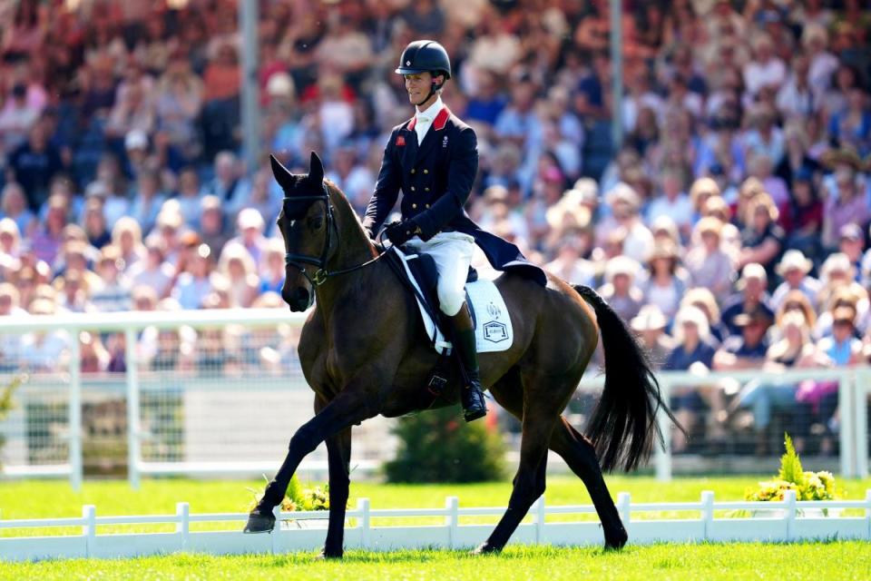 Grafennacht ridden by William Fox-Pitt during the dressage <i>(Image: PA)</i>