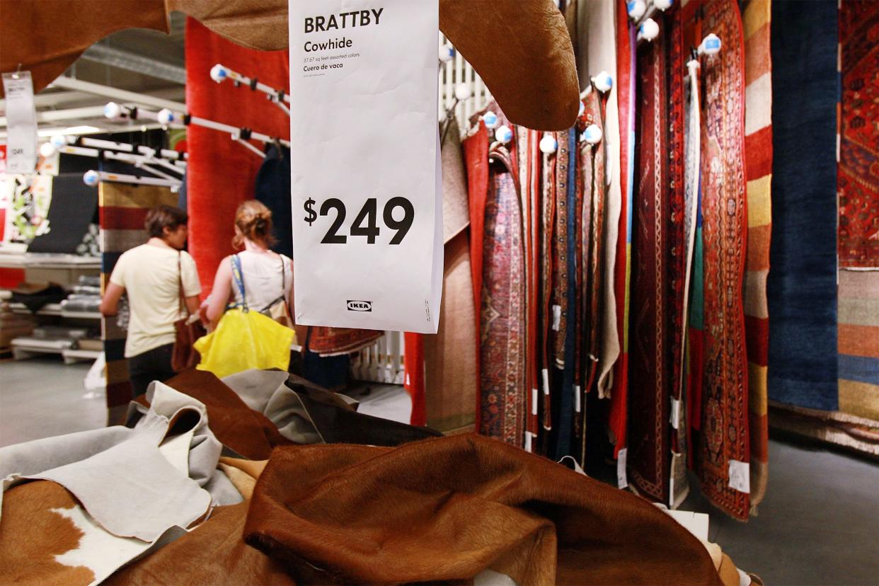 Ikea rug price tag