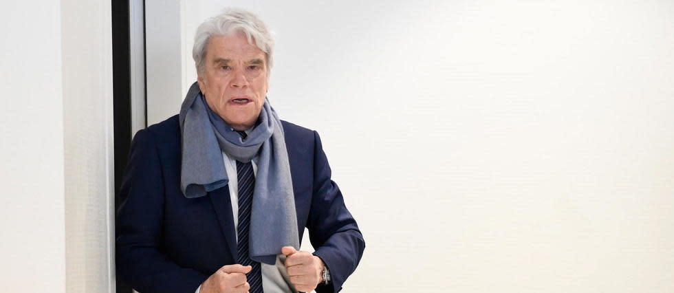 Bernard Tapie, photographié au palais de justice de Paris le 4 avril 2019.
