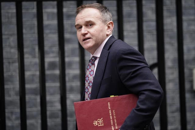 Environment Secretary George Eustice (Aaron Chown/PA)