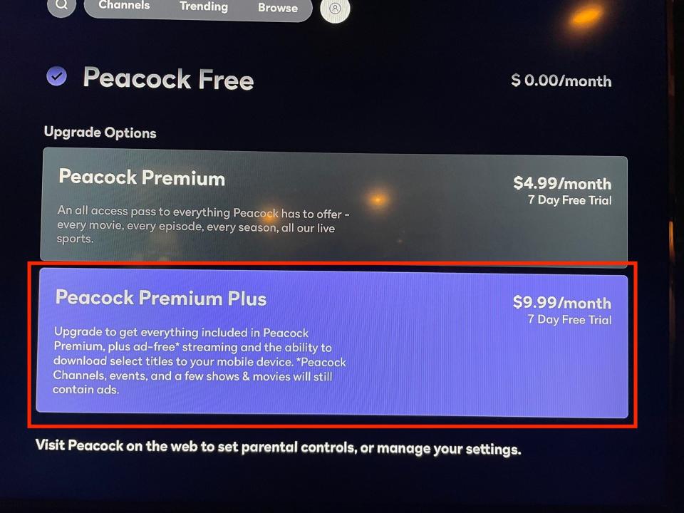 How to get rid of ads on Peacock 4