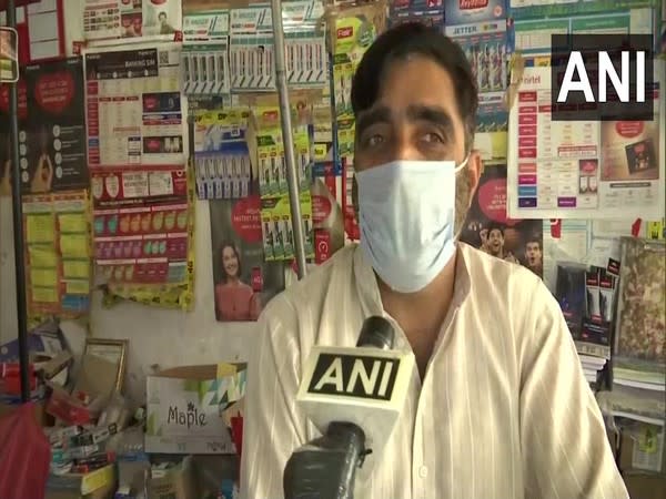 Kashmir Traders' Federation General Secretary Bashir Ahmad speaking to ANI on Monday.