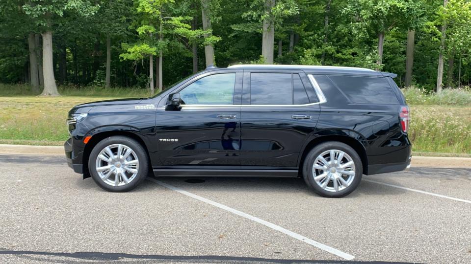 2021 Chevrolet Tahoe prices start at $49,000. The 4WD High Country model shown here has a sticker price of $80,550.