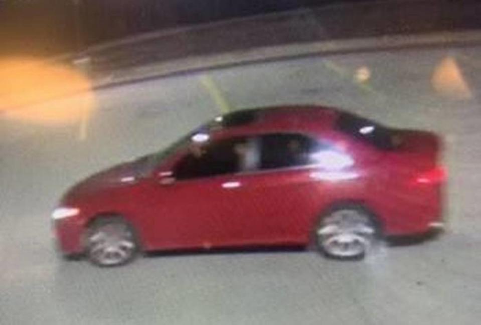 Charlotte-Mecklenburg Police are looking for two suspects who robbed three people, and kidnapped and sexually assaulted a 17-year-old girl on Saturday, Feb. 19, 2022. The suspects were driving a red 2008 Acura TSX, police say.