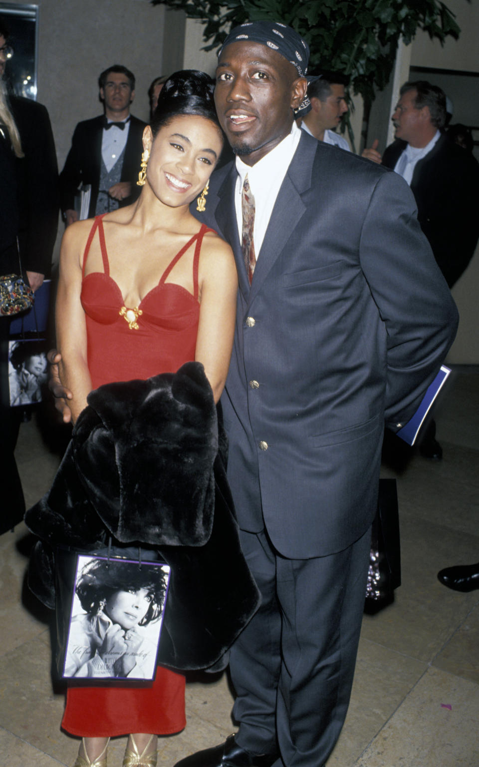 With Wesley Snipes at the&nbsp;21st Annual AFI Lifetime Achievement Awards in Beverly Hills, CA in 1993.