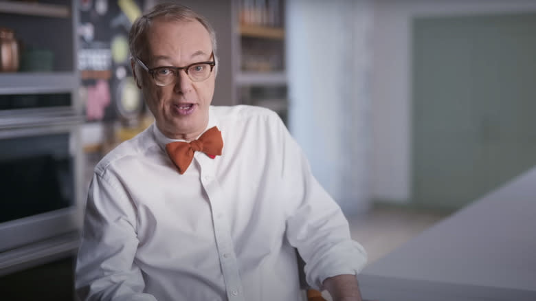 christopher kimball at the stove