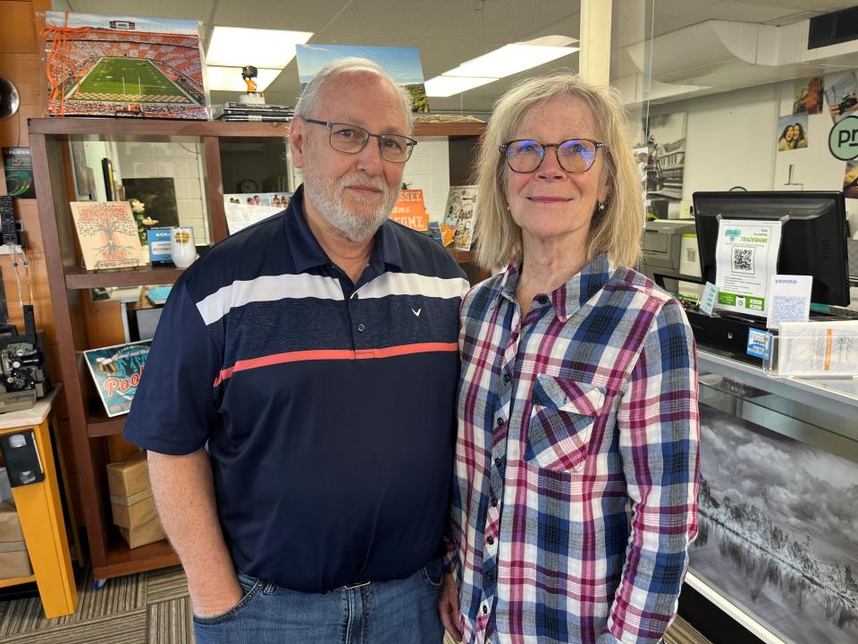 Principal owners Frank and Doris Distefano have for four decades operated the business that deals with photo and film printing and archiving, as well as framing and card printing work.