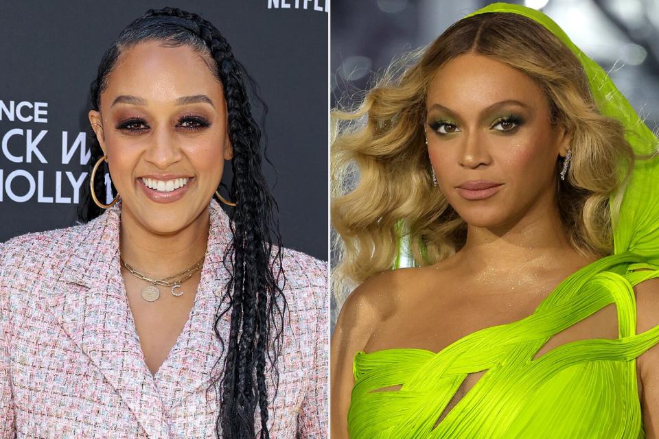 Tia Mowry and Beyonce