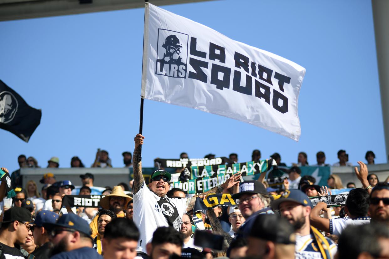 Los Angeles Galaxy soccer fans are known as the LA Riot Squad but it is not believed they ever have done anything close to the incident that happened last week in Italy.