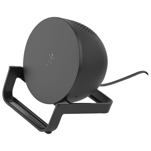 Belkin BOOST CHARGE 10W Wireless Charging Stand With Speaker. Image via Best Buy.