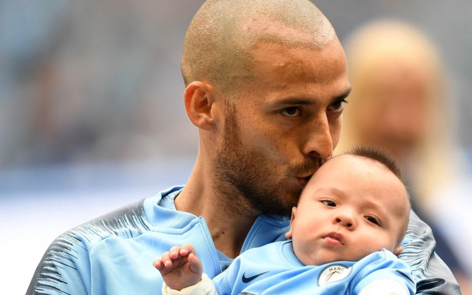 Silva and Mateo on the pitch in Manchester earlier this year - Getty Images Europe