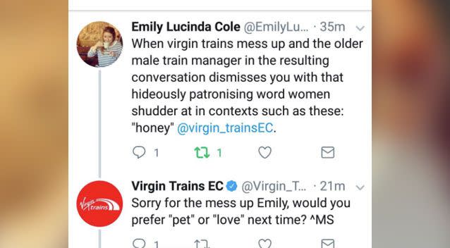Virgin Trains has apologised 