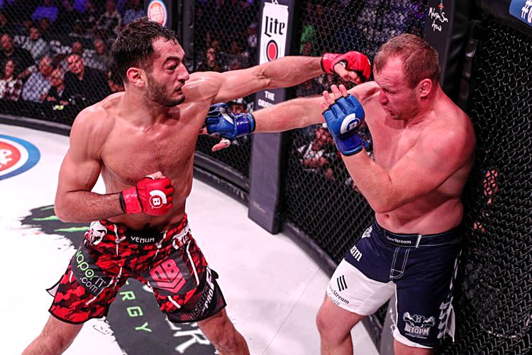 Gegard Mousasi Takes a Beating But Wins Bellator MMA Debut (Bellator 185 Results)