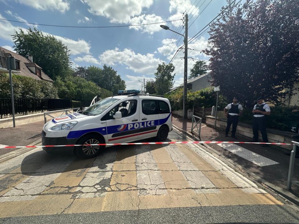 The attack took place at the home of a suburban Parisian mayor (Bel Trew/The Independent)