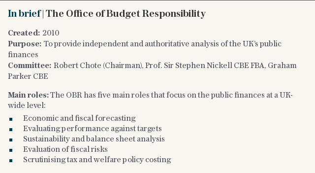 In brief | The Office of Budget Responsibility