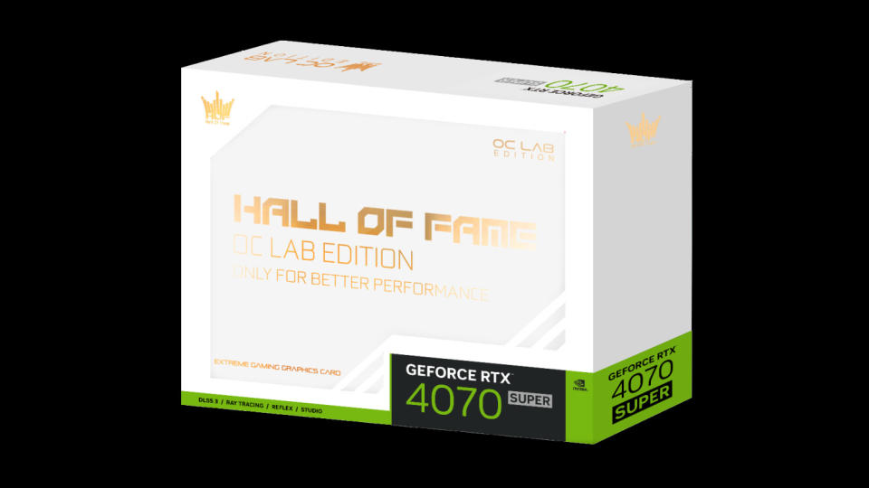 Galax RTX 4070 Super Hall of Fame OC Lab Edition Series