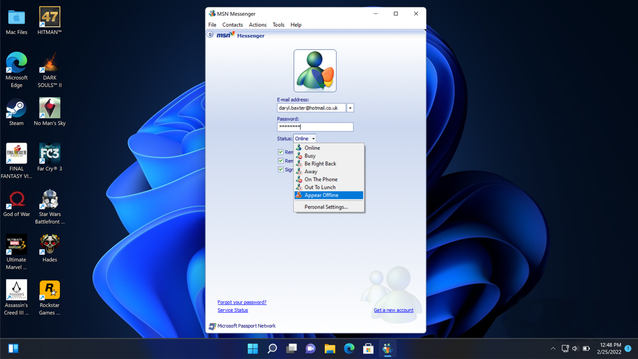  MSN Messenger in Windows 11 