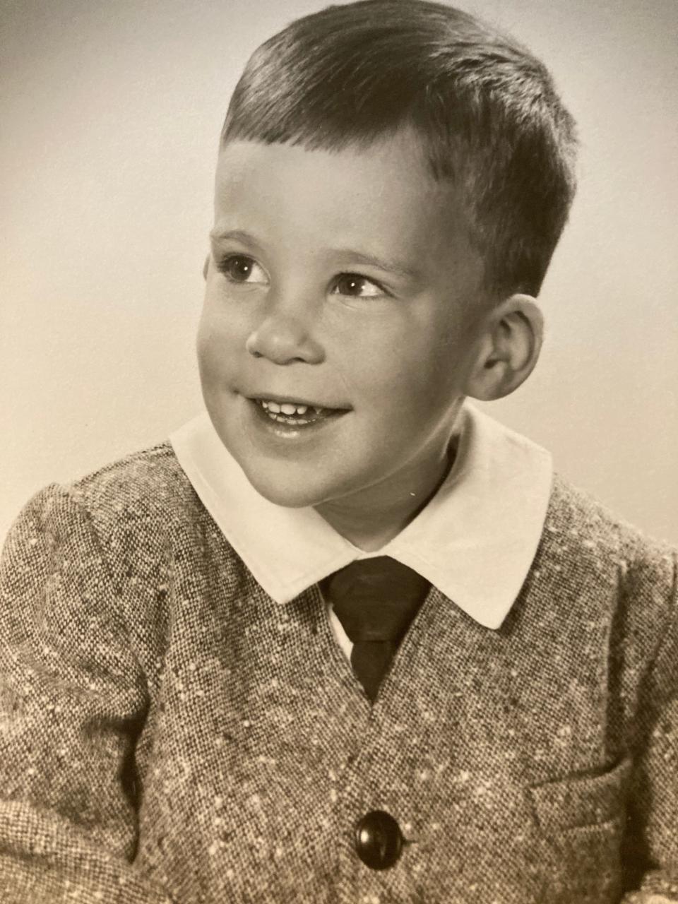 Gregg Strasser in 1954 at about age 3.