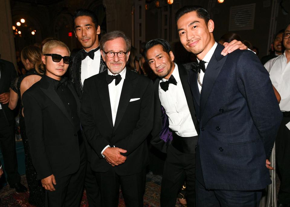 The American fashion icon celebrated his 50th anniversary with a grand fête in Central Park.