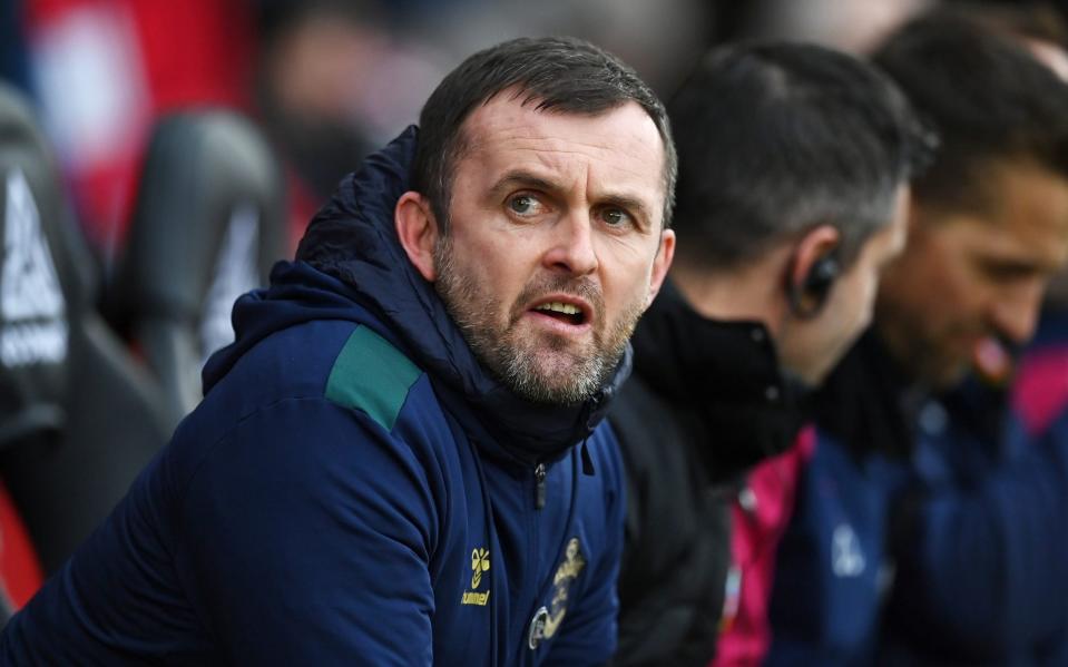 Nathan Jones, Manager of Southampton, reacts prior to the Premier League match between Southampton FC and Wolverhampton Wanderers at Friends Provident St. Mary's Stadium - Getty Images/Dan Mullan