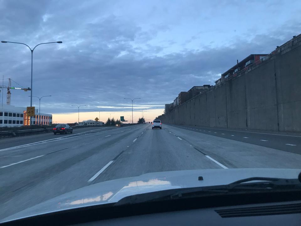 In Seattle, there’s just no traffic, not even during rush hour—it’s so eerie.