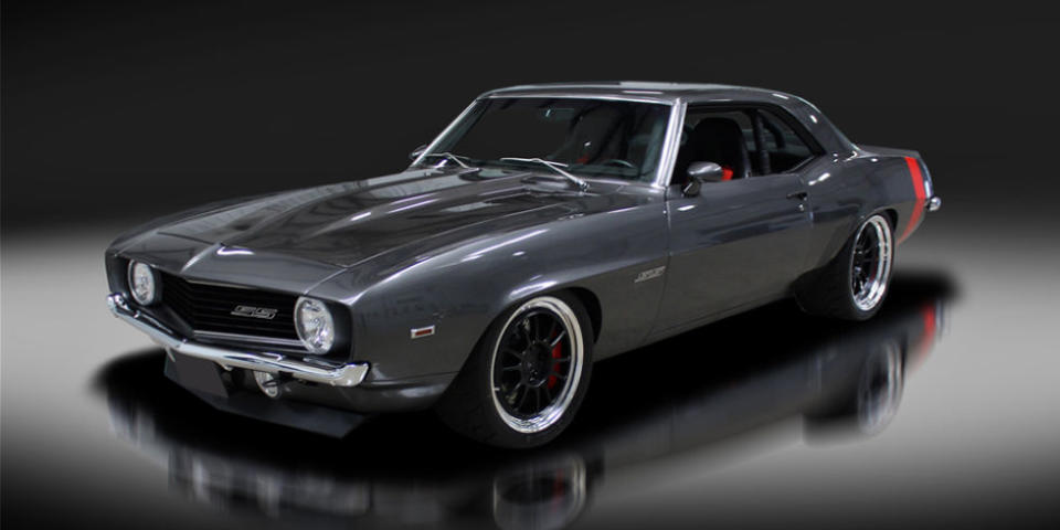 <p>The general preconception among many is that muscle cars are only good in a straight line—not the case with this heavily customized <a rel="nofollow noopener" href="http://www.barrett-jackson.com/Events/Event/Details/1969-CHEVROLET-CAMARO-CUSTOM-COUPE-195932" target="_blank" data-ylk="slk:Pro-Touring Camaro;elm:context_link;itc:0;sec:content-canvas" class="link ">Pro-Touring Camaro</a>. Built as a labor of love (read: with a blank checkbook), this well-documented Camaro was made to conquer autocross and road courses. It definitely won't come cheap, but as with many cars like this, it'll likely be bought for significantly less than it cost to make.<br></p>