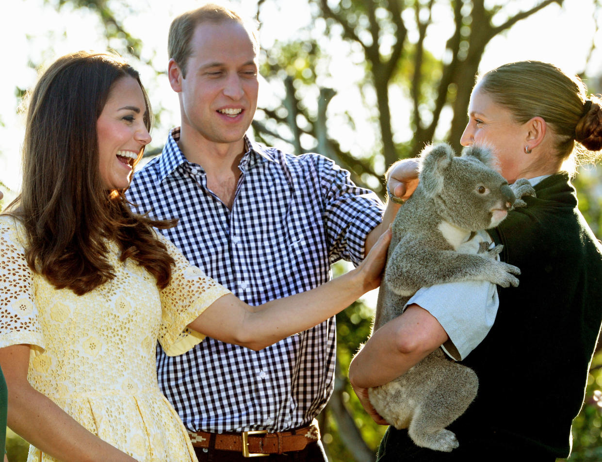 William and Kate in Australia