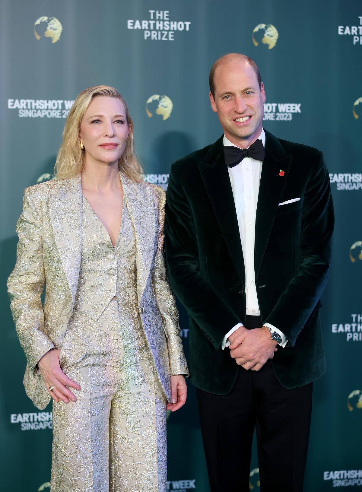 Cate Blanchett and Other Celebrities Join Prince William at Earthshot Prize Awards in Singapore