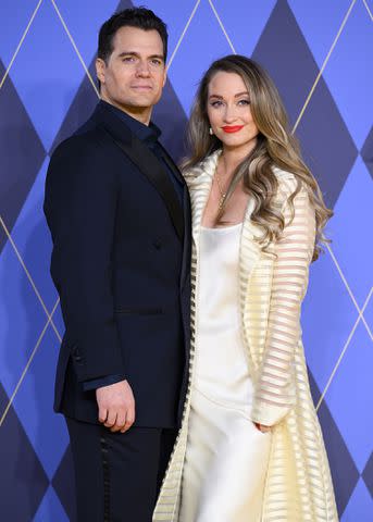 <p>Karwai Tang/WireImage</p> Henry Cavill and Natalie Viscuso