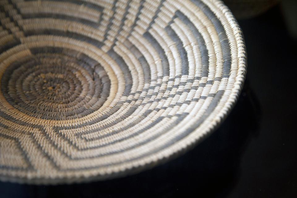 Mesa Grande Cultural Park displays a basketry plate from the Akimel O'odham. Arizona Museum of Natural History got a grant to research and document some items in their collection that may turn out to be funerary or ceremonial and need to be repatriated to a tribe.