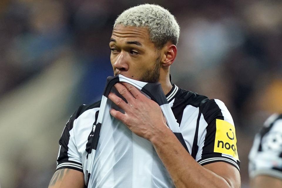 Newcastle will be without Joelinton for a prolonged spell (Mike Egerton/PA) (PA Wire)