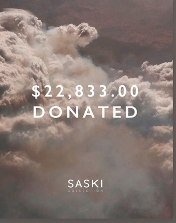 Saski Collection bushfire fund