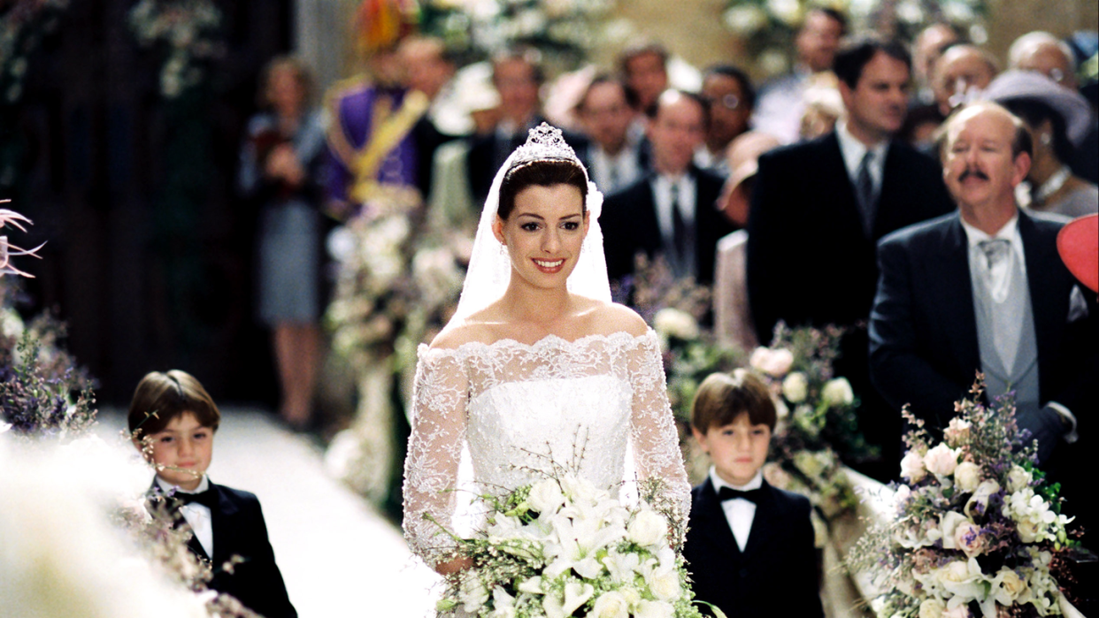 wedding scene from the princess diaries movie