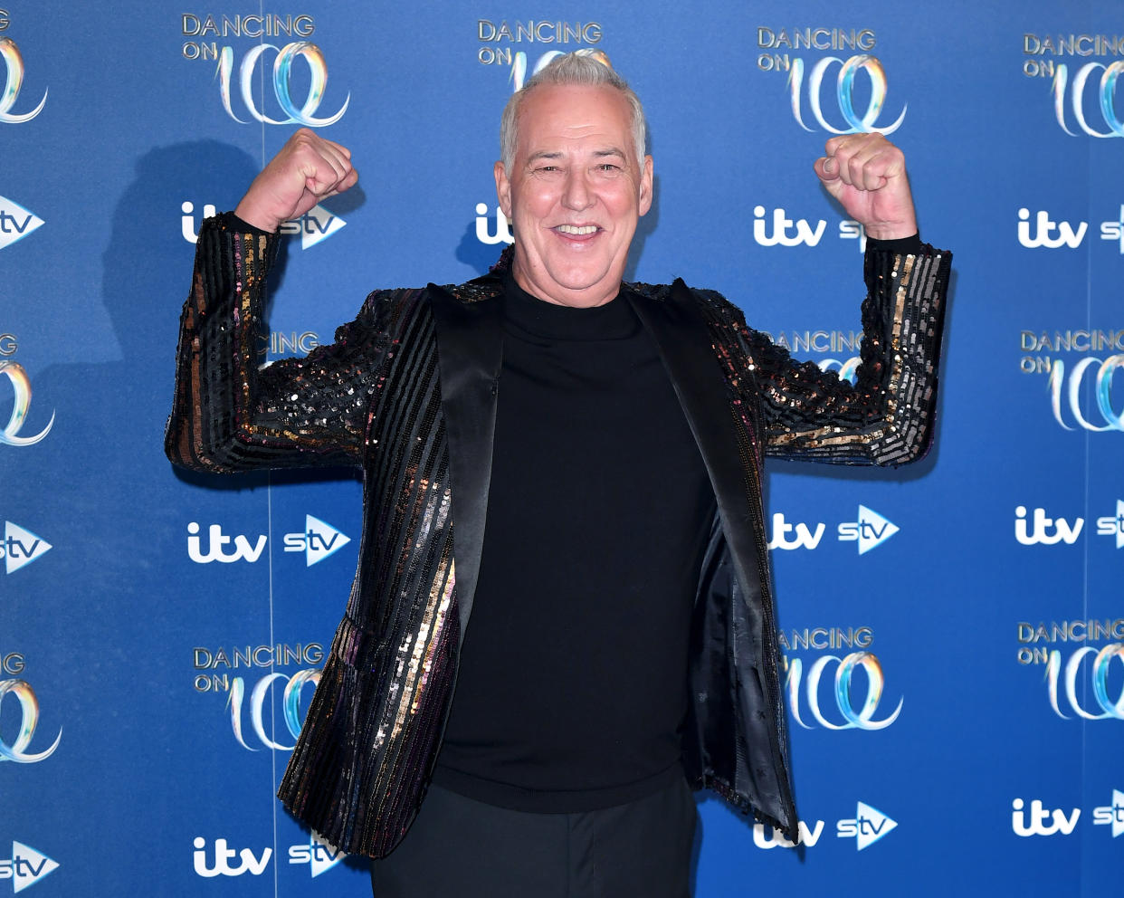 BOVINGDON, ENGLAND - DECEMBER 09: Michael Barrymore attends the Dancing On Ice 2019 photocall at the Dancing On Ice Studio, ITV Studios, Old Bovingdon Airfield on December 09, 2019 in Bovingdon, England. (Photo by Karwai Tang/WireImage)