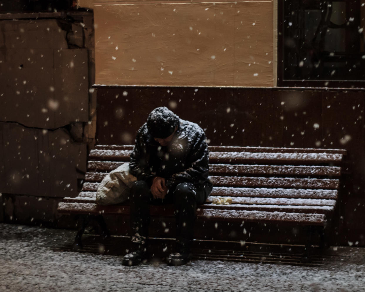 Obdachlose sind im Winter besonders gefährdet. (Symbolbild: Getty Images)