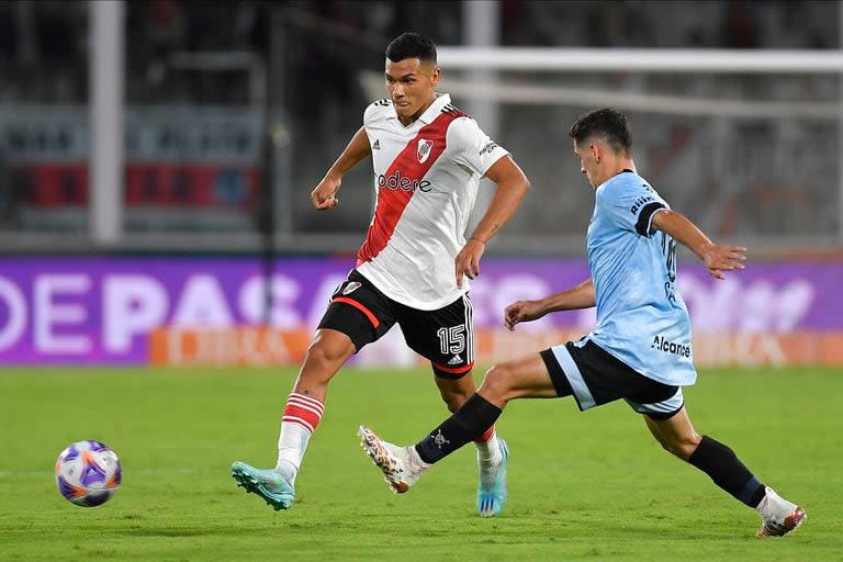 Andrés Herrera fue la sorpresa de Martín Demichelis en el armado táctico previo al Superclásico