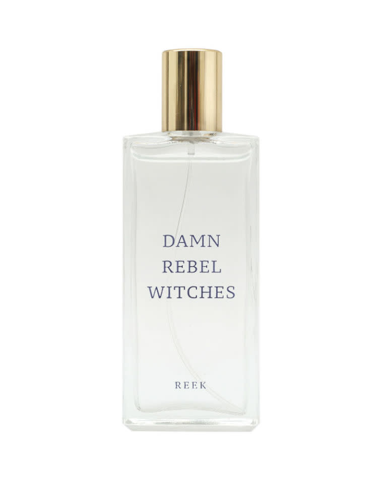 <p>Who said witches have to smell bad? Let this cruelty-free perfume with notes of blood orange, leaves, leather and tobacco bring out the softer side of your inner witch.</p><p><a rel="nofollow noopener" href="https://reekperfume.com/damn-rebel-witches-50ml/" target="_blank" data-ylk="slk:REEK - £75;elm:context_link;itc:0;sec:content-canvas" class="link ">REEK - £75</a></p>