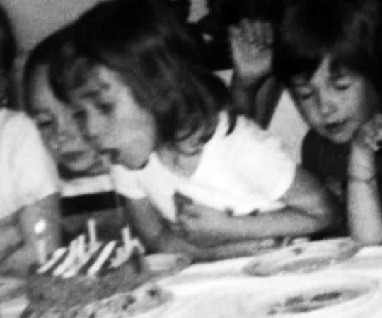 Hedi Slimane blowing out the candles on his 6th birthday. Photo: c/o Hedi Slimane.