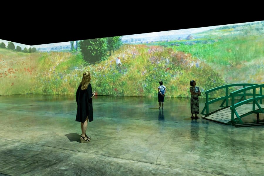 People exploring Beyond Monet. (Courtesy of Business Wire)