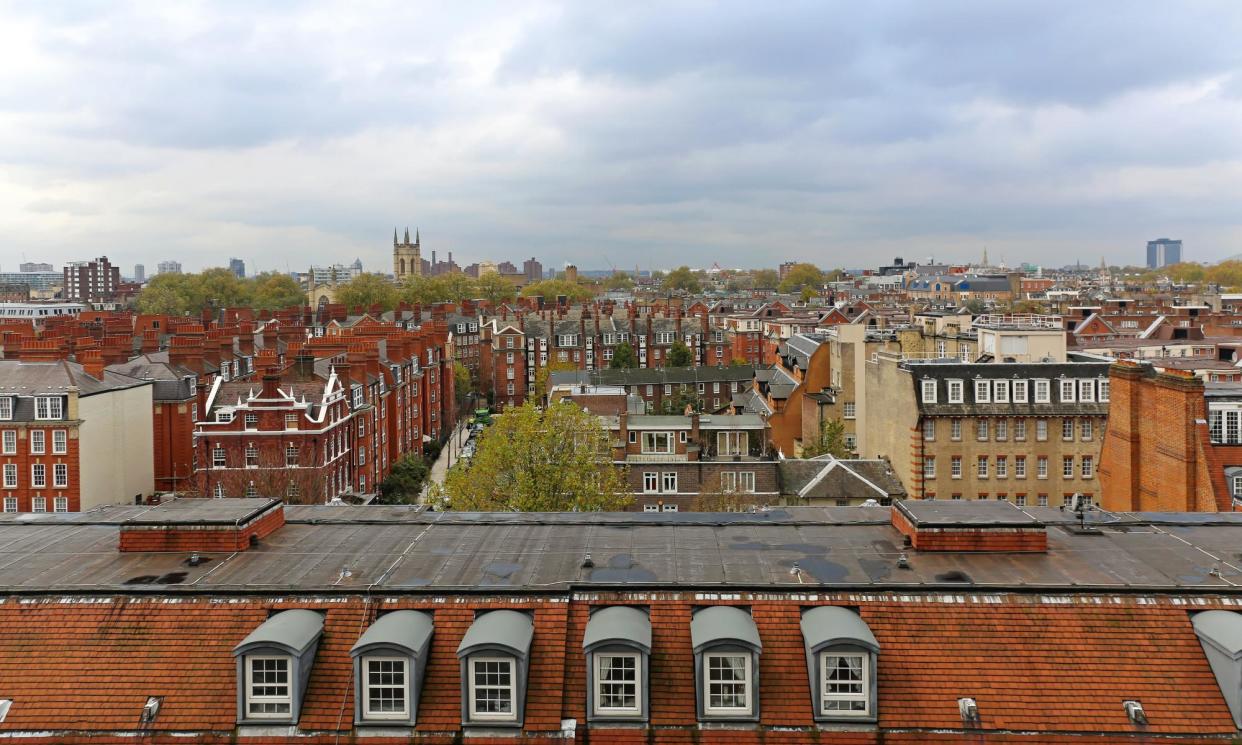 <span>South Kensington roofs in London.</span><span>Photograph: Baloncici/Getty Images/iStockphoto</span>