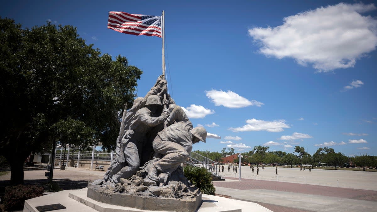 Parris Island Climate Change (Copyright 2022 The Associated Press. All rights reserved)