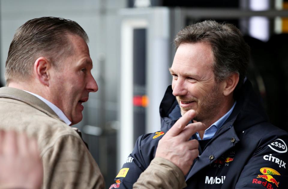 Christian Horner and Jos Verstappen had a row in Austria last weekend (Getty Images)