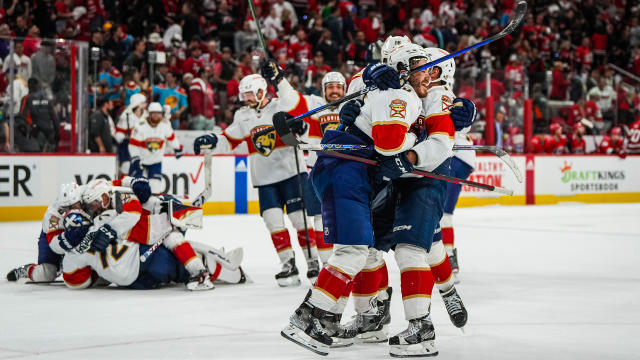 NHL playoffs: Panthers outlast Hurricanes in historic 4OT after having  game-winner called back