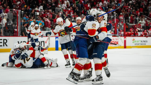 NHL playoffs: Panthers outlast Hurricanes in historic 4OT after