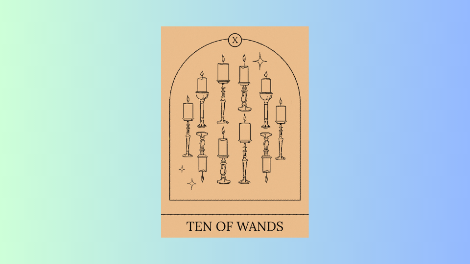 Pisces: 10 of Wands
