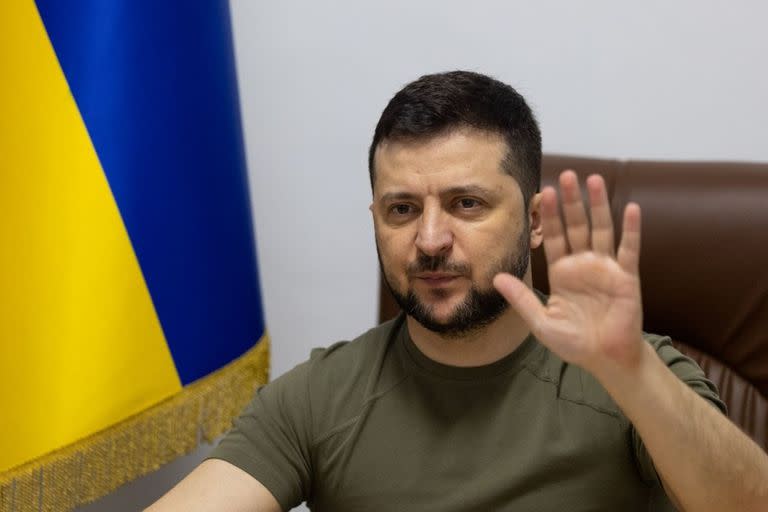 El presidente de Ucrania, Volodymyr Zelensky