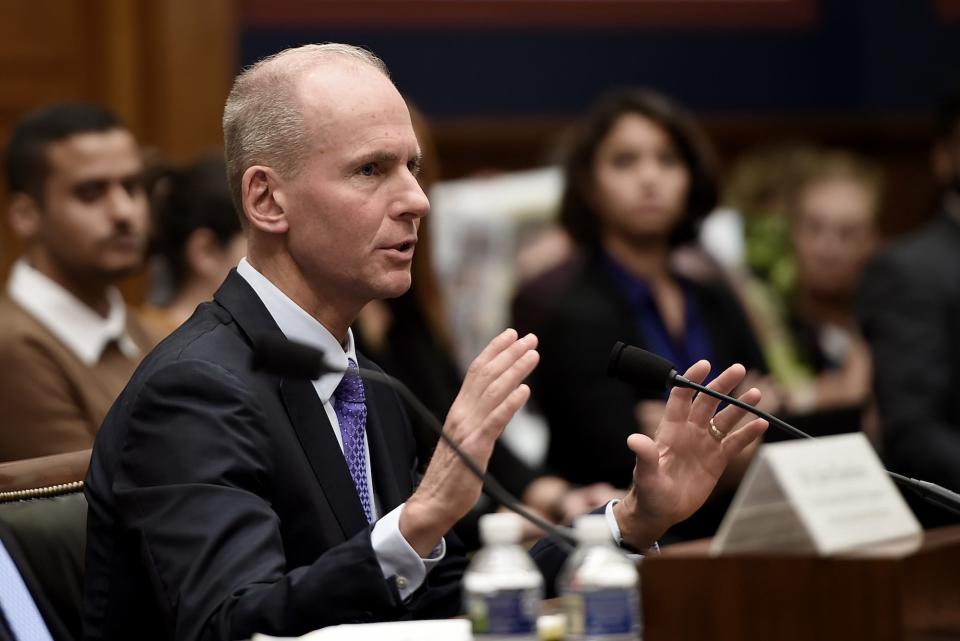 Boeing CEO Dennis Muilenburg Congress House Transportation October 2019