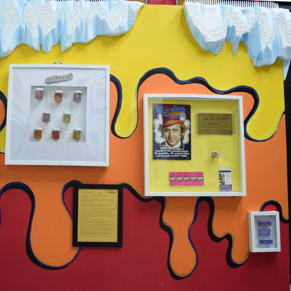 In addition to having nearly every type of candy imaginable, the Bulk Candy Store has candy memorabilia including an actual Everlasting Gobster and a golden ticket from the 1971 classic "Willy Wonka & The Chocolate Factory."