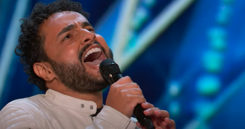 Gabriel Henrique, a 27-year-old singer from Brazil, performs on America's Got Talent.