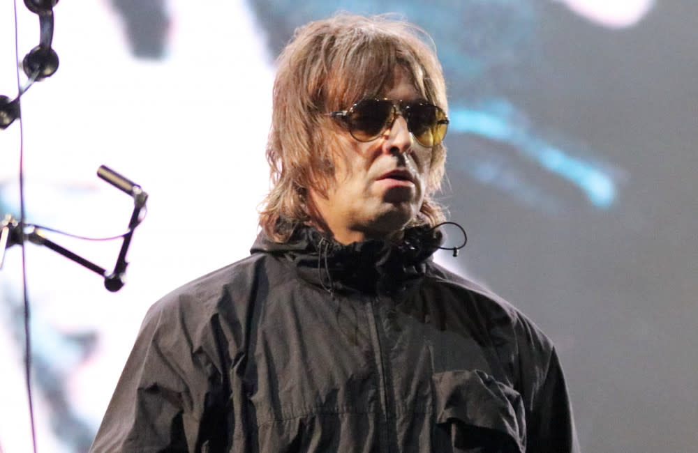Liam Gallagher isn't thrilled to be nominated with Oasis credit:Bang Showbiz